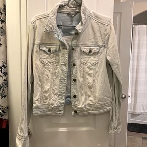 Light wash denim jacket